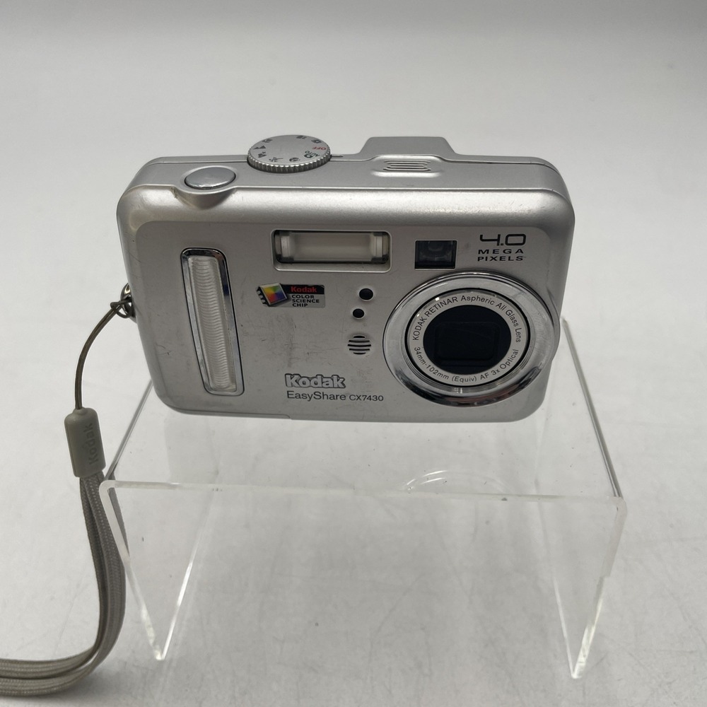 Kodak EasyShare CX7430 Digital Camera 4.0MP 3X Zoom+Battery+SD Card